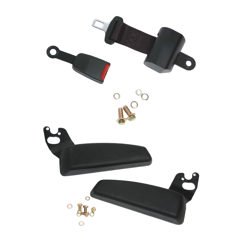 BF1-1 검정색 비닐이 포함된 내연 지게차용 내구성이 뛰어난 인체공학적 인증 지게차 시트