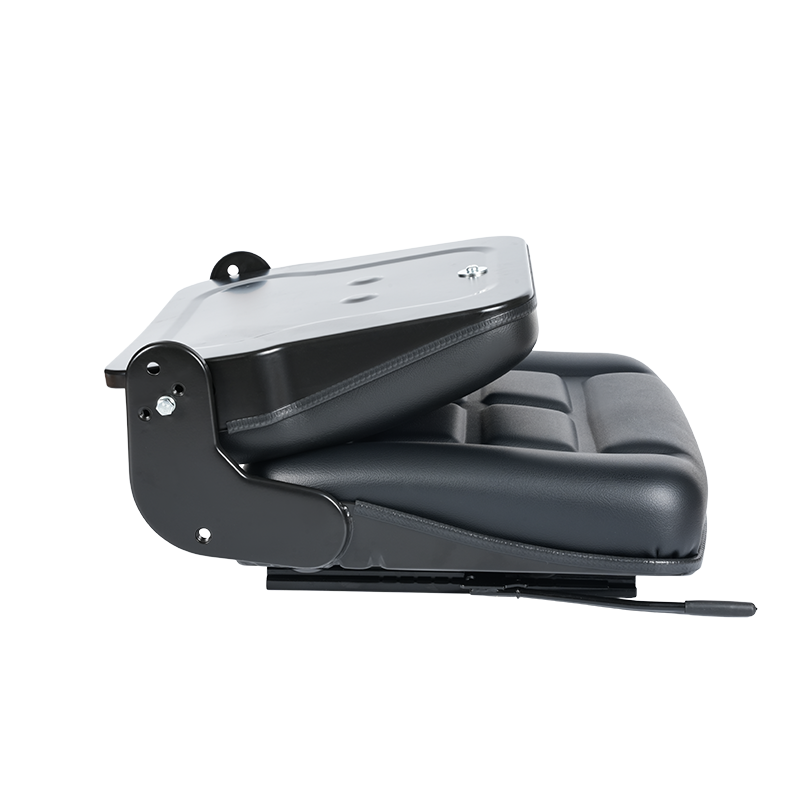 BF1-2 창고 차량용 비용 효율적인 검정색 비닐 접이식 등받이 지게차 시트